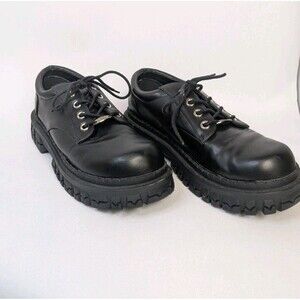 Read* dELiAs Dolls Kill Oxford Platform Chunky Craft Shoes Lace SZ 11 Womens Y2K